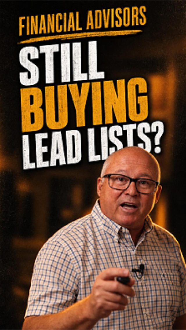 Real Dartix ad creative: Financial Advisors, Still Buying Lead Lists?